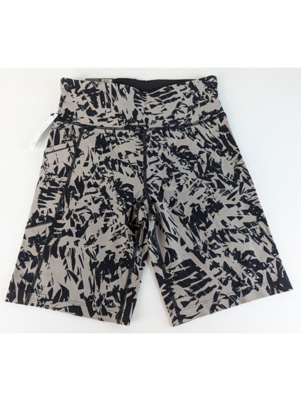 Calvin Klein Performance Logo Bike Shorts Womens S High Waist One Pocket Black - Picture 6 of 7